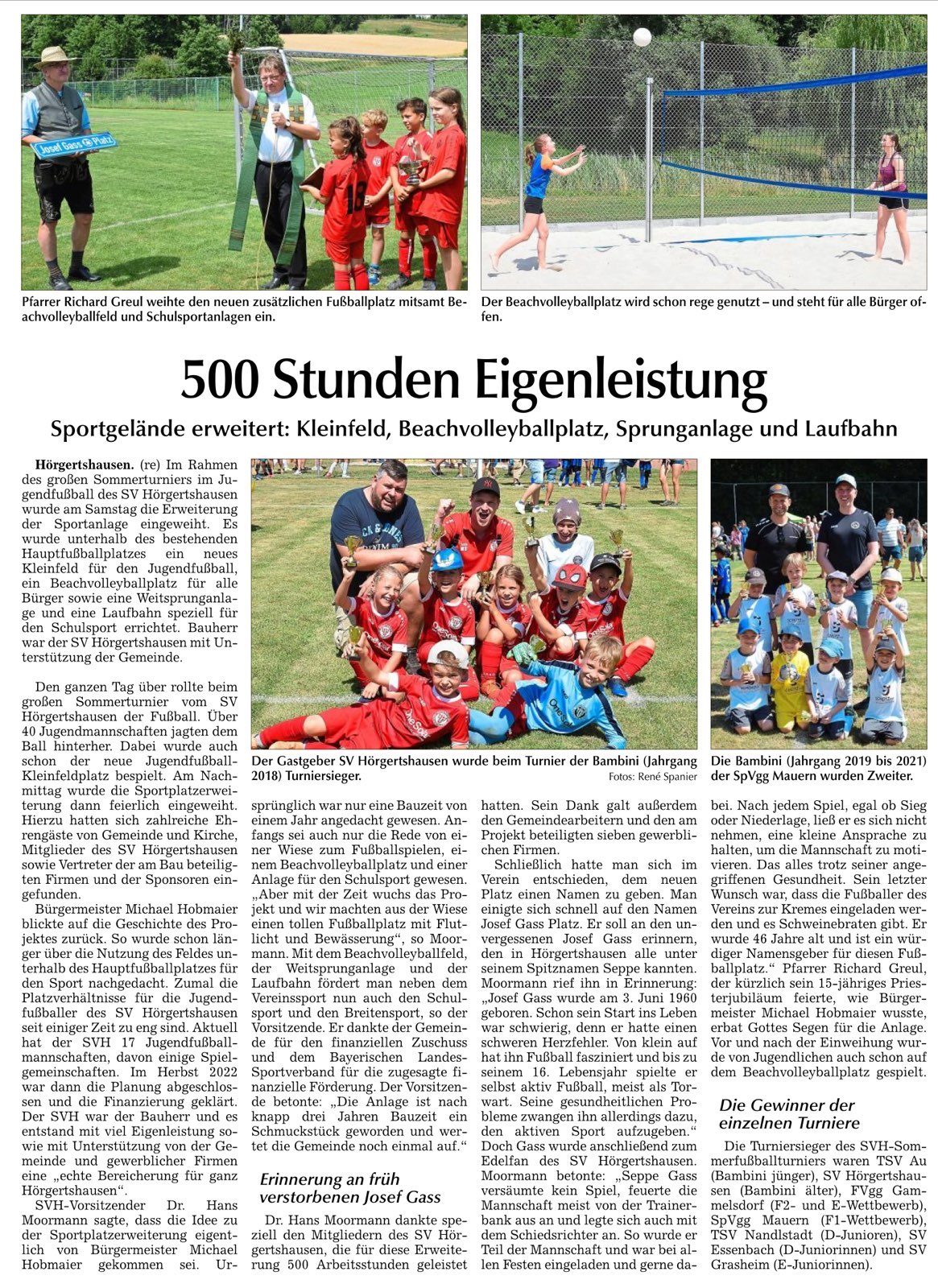 500 Stunden Eigenleistung