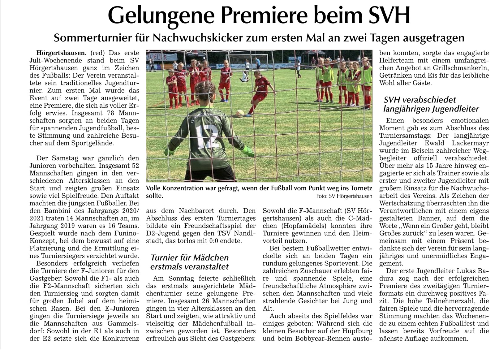 Sommerturnier SVH